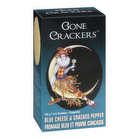 Gone Crackers - Blue Cheese & Cracked Pepper, 142 Gram