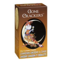Gone Crackers - Canadian Cheddar & Chive, 142 Gram