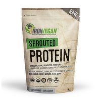 Iron Vegan - Sprouted Protein Drink Mix, Unflavoured, 1 Kilogram