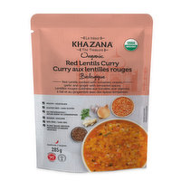 Khazana - Curry Red Lentils Organic, 285 Gram