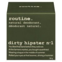 routine. - Deodorant Dirty Hipster, 58 Gram