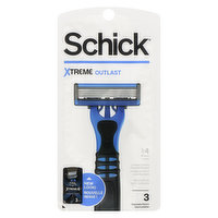 Schick - Xtreme4 - Disposable Razors with Aloe, 3 Each