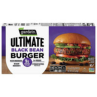 Gardein - Burger Patties Black Bean Plant Based 2 Pack, 226 Gram