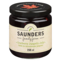 Saunders Family Farm - Cranberry Jalapeno Jelly, 250 Millilitre