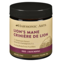 Harmonic Arts - Lion's Mane Concentrated Powder, 45 Gram