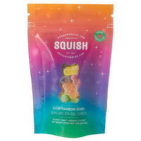 Squish - Gummies Sour Rainbow Bears Vegan, 120 Gram