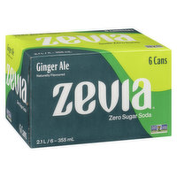 Zevia - Ginger Ale, 6 Each