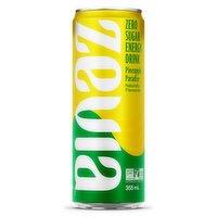 Zevia - Energy Drink Pineapple Paradise, 355 Millilitre