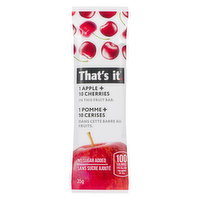 That's It - Fruit Bar 1 Apple & 10 Cherries