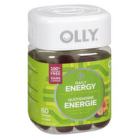 OLLY - Gummy Vitamins - Daily Energy Tropical Passion, 60 Pack, 60 Each