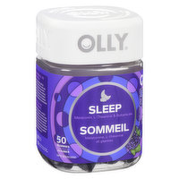 OLLY - Gummy Supplements - Sleep Blackberry Zen 50 Gummies, 50 Each