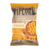 Pipcorn - Cheese Balls Cheddar, 128 Gram