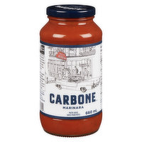 CARBONE - Pasta Sauce, Marinara, 660 Millilitre