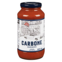 Carbone - Pasta Sauce, Marinara, 660 Millilitre