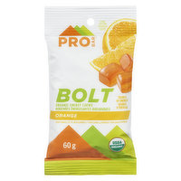 Probar - Bolt Energy Chews Orange Organic, 60 Gram