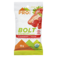 Probar - Bolt Energy Chews Strawberry Organic, 60 Gram