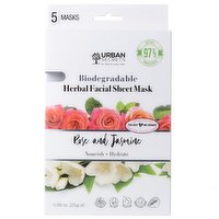 Urban Secrets - Rose & Jasmine Herbal Sheet Mask, 25 Gram