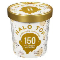 HALO TOP - Frozen Dairy Dessert - Chocolate Chip Cookie Dough, 473 Millilitre