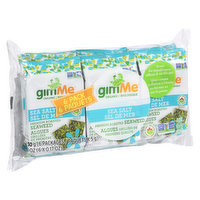 GimMe - Organic Roasted Seaweed - Sea Salt, 6 Each