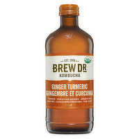 Brew Dr - Kombucha - Ginger Turmeric Organic, 414 Millilitre