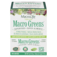 Macrolife - Macro Greens Superfood, 12 Each