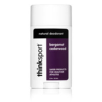 Thinksport - Natural Deodorant Bergamot Cedar, 89.8 Millilitre
