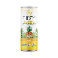 Thirsty Buddha - Sparkling Coconut Water W/Pineapple, 330 Millilitre