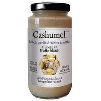 Cashumel - All-Purpose Sauce - Black Garlic & white Truffle, 375 Millilitre