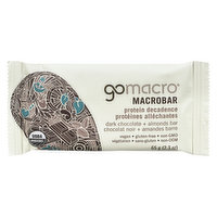 Gomacro - MacroBar Protein Decadence Dark Chocolate Almonds, 65 Gram