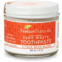 Nelsons Naturals - Zero Waste Toothpaste Citrus Spice Blend, 93 Gram