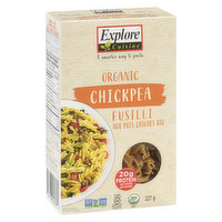 Explore Cuisine - Organic Chickpea Fusili Pasta, 227 Gram
