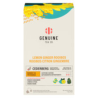 Genuine Tea Co. - Lemon Ginger Rooibos, 15 Each