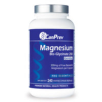 CanPrev - Magnesium Bis-Glycinate 200 Gentle, 240 Each