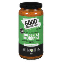 Good Food For Good - Classic Organic Bolognese Pasta Sauce, 450 Millilitre