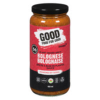 Good Food For Good - Spicy Organic Bolognese Pasta Sauce, 450 Gram