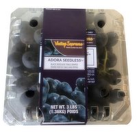 Fresh - Adora Black Grapes Seedless, 3 Pound