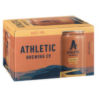 Athletic Brewing - Non Alcoholic Beer IPA Free Wave Hazy 6 Pack, 6 Each