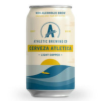 Athletic Brewing - Non Alcoholic Beer Light Copper Cerveza Athletica, 355 Millilitre