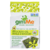 Gimme - Roasted Seaweed Snack Avocado Oil, 9 Gram
