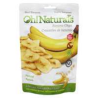 Oh! Naturals - Flavoured Banana Chips - Natural