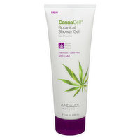 Andalou Naturals - CannaCell Shower Gel Ritual Patchouli & Basil, 236 Millilitre