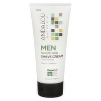 Andalou Naturals - CannaCell Men Smooth Glide Shave Cream, 178 Millilitre