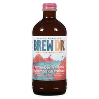 Brew Dr Kombucha - Strawberry Fields Organic, 414 Millilitre