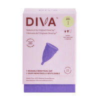 The Diva Cup - Diva Menstural Cup Model 1, 1 Each