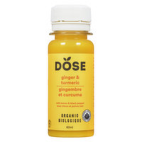 Dose - Turmeric & Ginger Gut Shot, 60 Millilitre