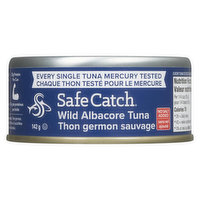 Safe Catch - Wild Albacore Tuna No Salt, 142 Gram