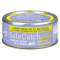 Safe Catch - Wild Skipjack Tuna - Garlic Herb, 142 Gram