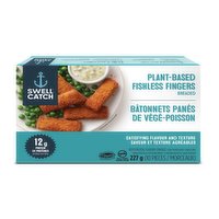 Swell Catch - Plant Based Fishless Fingers - Breaded, 227 Gram