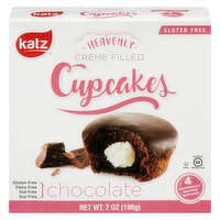 Katz - Heavenly Creme Filled Cup Cakes Chocolate, 198 Gram