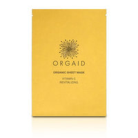 Orgaid - Sheet Mask Face Mask Vitamin C & Revitalizing, 1 Each